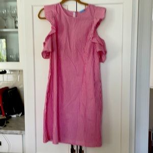 J. McLaughlin candy stripe summer dress- size M